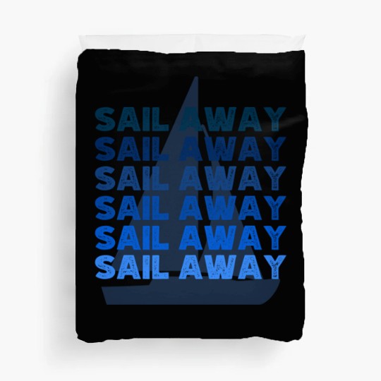 Sail Away Boat Duvet Covers
