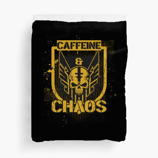 Caffeine & Chaos Duvet Covers