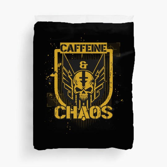 Caffeine & Chaos Duvet Covers