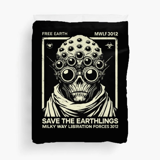 Spider Alien Duvet Covers