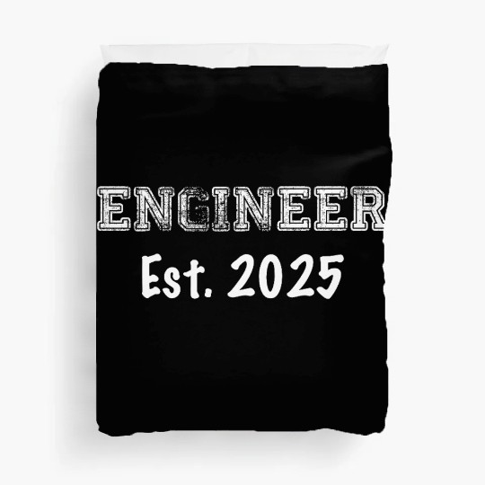 Engineer Graduation - Engineer Established 2025 Duvet Covers