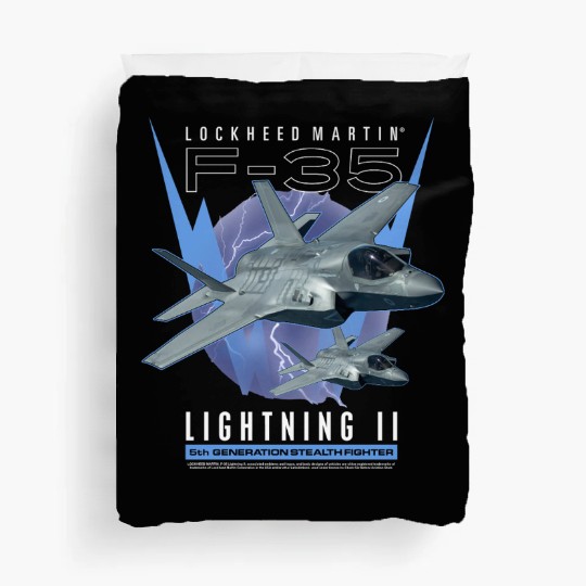 F-35 LightningIi 5Th Gen Stealth Fighter Duvet Covers