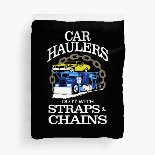 Truck Driver Car Hauler Straps Chains Lc Duvet Covers
