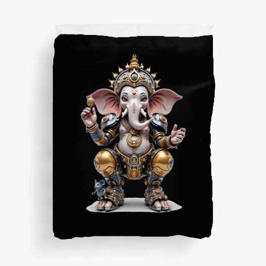 Ganesha, Hindu God Duvet Covers