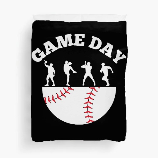 Game Day Baseball Fan Duvet Covers