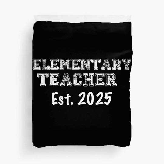 Elementary Teacher Graduation Gift 2025 Duvet Covers