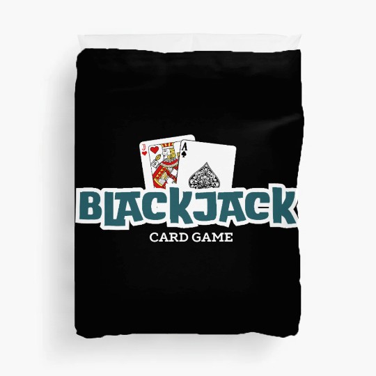 Blackjack: The Classic Card Game Duvet Covers