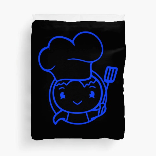 Bird Chef Cap Duck Delicious Hungry Eat Sweet Cute Duvet Covers