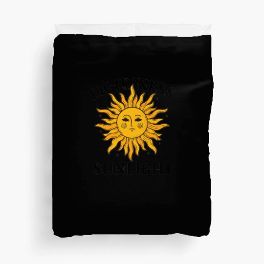 sun removebg preview Duvet Covers