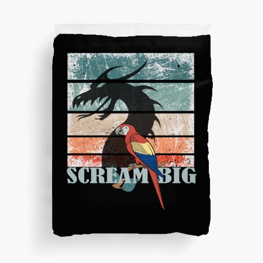 Scream Big Parrot Dragon Fusion Duvet Covers