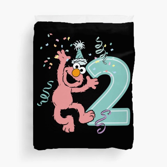Sesame Street Birthday Design With Elmo Two Years Duvet Covers