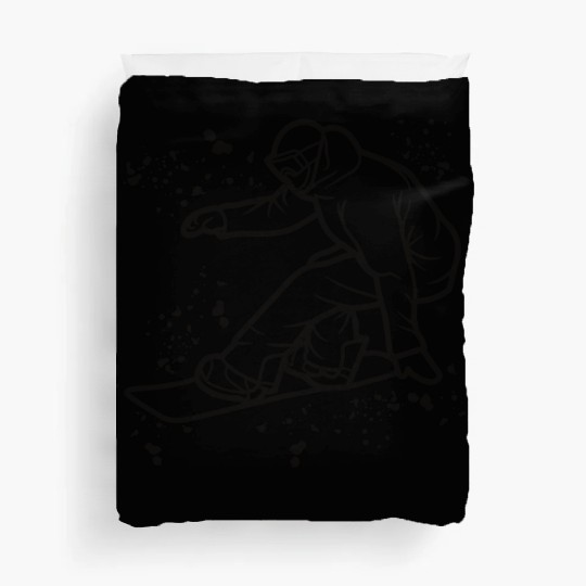 Snowboarder Snowboard Snowboarding Duvet Covers