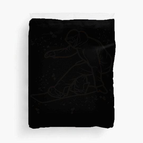 Snowboarder Snowboard Snowboarding Duvet Covers