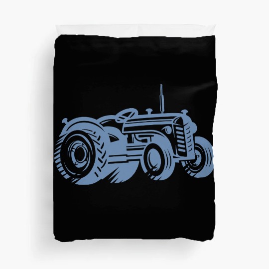 Tractor Silhouette Farmer Agriculture Duvet Covers