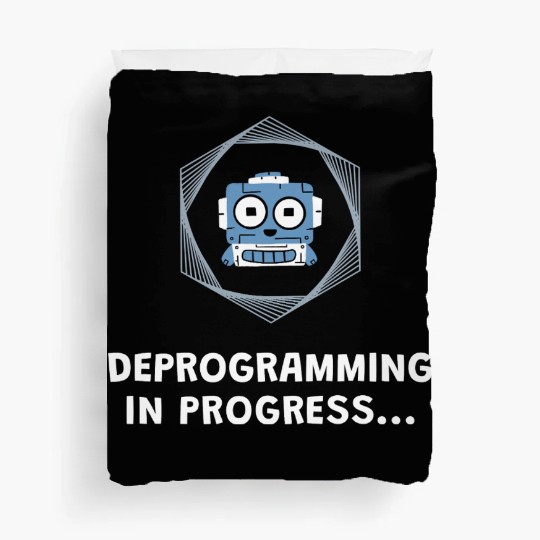 Deprogramming in Progress - Manifest Duvet Covers