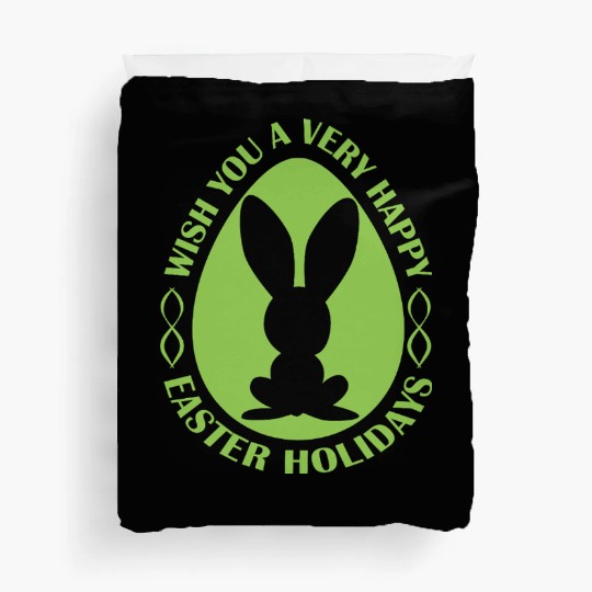 WISH YOU A VERY HAPPY EASTER HOLIDAYS Duvet Covers