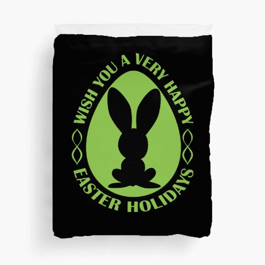 WISH YOU A VERY HAPPY EASTER HOLIDAYS Duvet Covers