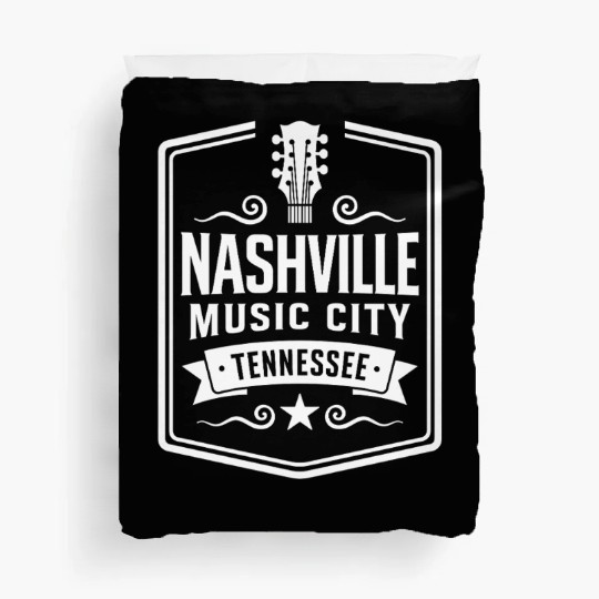 Nashville Music City Guitar Tennessee Duvet Covers