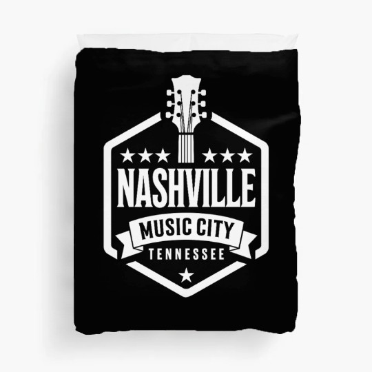 Nashville Music City Guitar Tennessee Duvet Covers