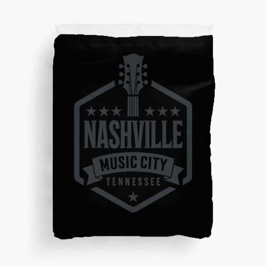 Nashville Music City Guitar Tennessee Duvet Covers