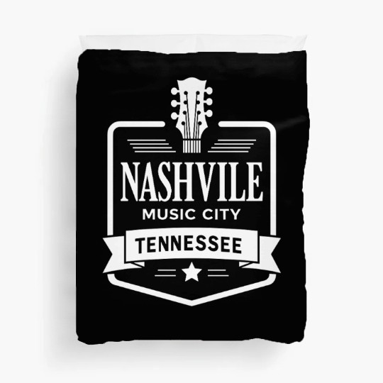 Nashville Music City Guitar Tennessee Duvet Covers