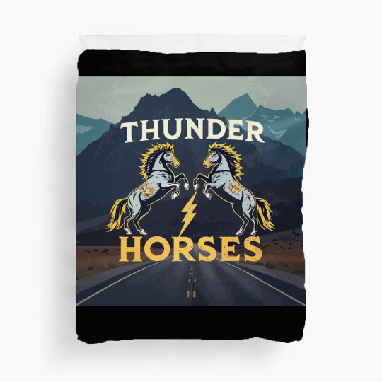 "Wrath of Thunder – Electric Storm Duvet Covers"