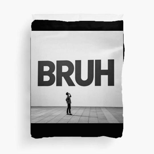 BRUH Moment Deep Thought Youth Duvet Covers