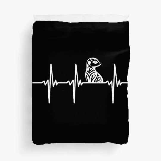 Heartbeat For Cute Tribal Earth Girl Tattoo Duvet Covers
