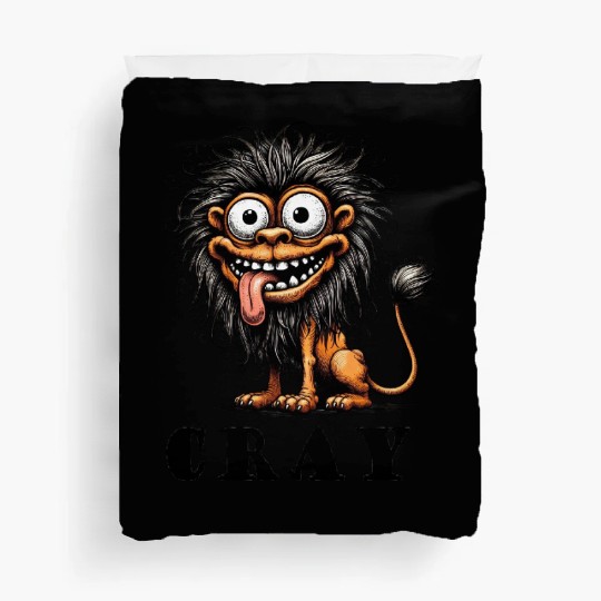 cray lion Duvet Covers