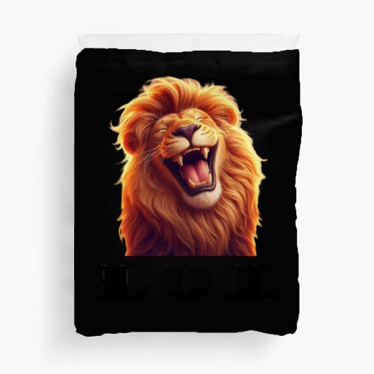 laughing lion Duvet Covers