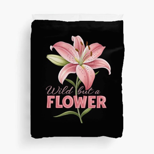 huge lily rose design Duvet Covers