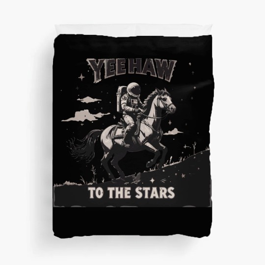 Space Cowboy Yeehaw Duvet Covers