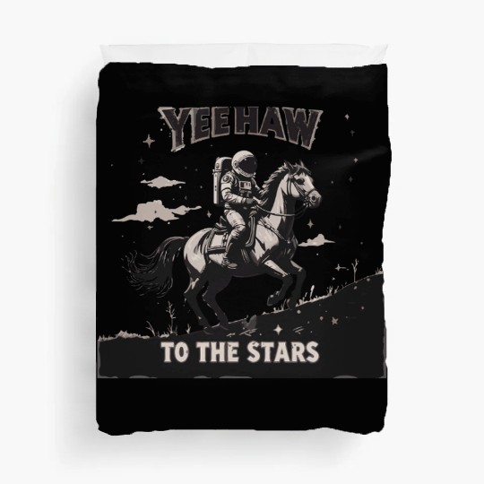 Space Cowboy Yeehaw Duvet Covers