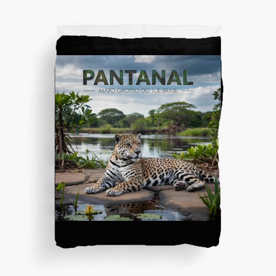 Pantanal Jaguar – Wild Beauty of Brazil Duvet Covers