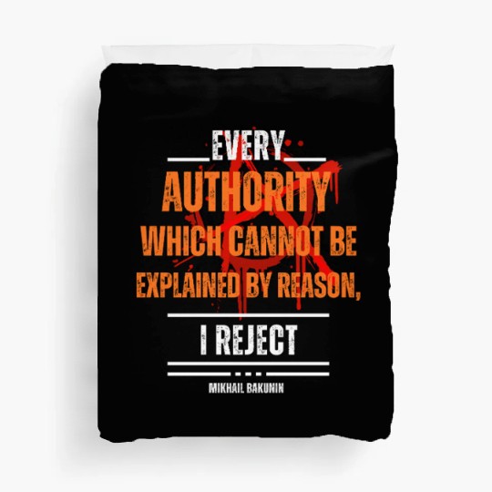 Anarchist Philosophy Bakunin Series Duvet Covers