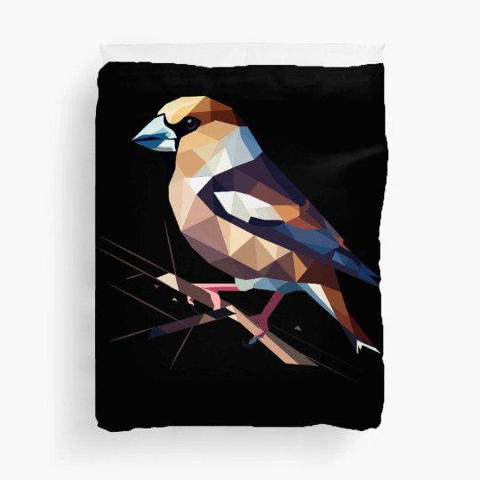 Hawfinch Bird – Nature's Play of Colors Duvet Covers