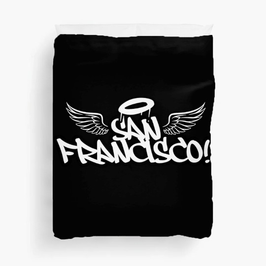 San Francisco Graffiti Wings Duvet Covers