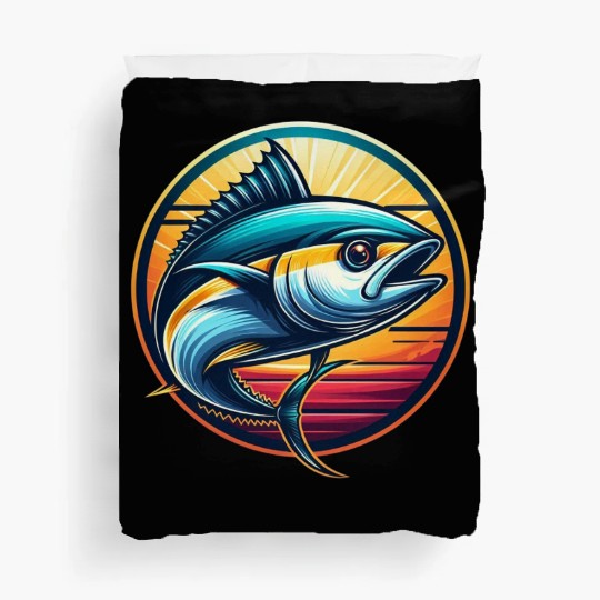 Yellowfin Tuna – Ocean Wanderer Duvet Covers