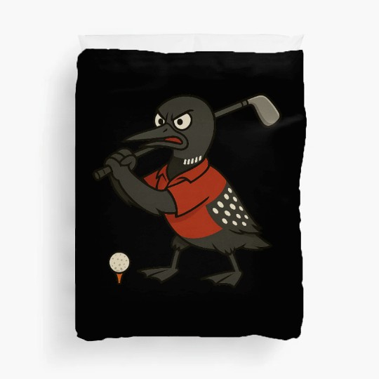 Angry Golf Loon Duvet Covers