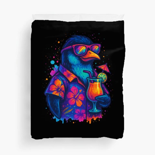 Cool Penguin Vibes Duvet Covers