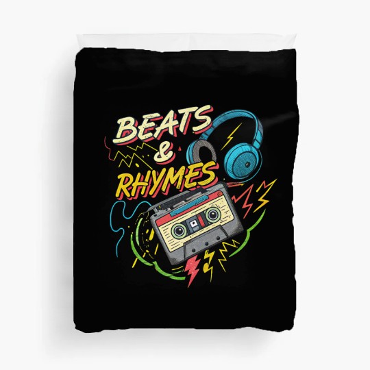 Beats & Rhymes Graffiti Duvet Covers Hip-Hop Design