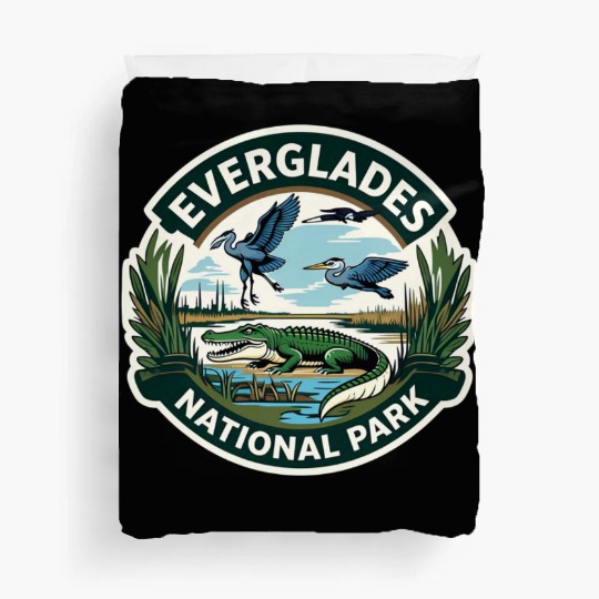 Everglades National Park Florida USA Logo Duvet Covers