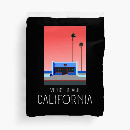 Retro Venice Beach California Duvet Covers