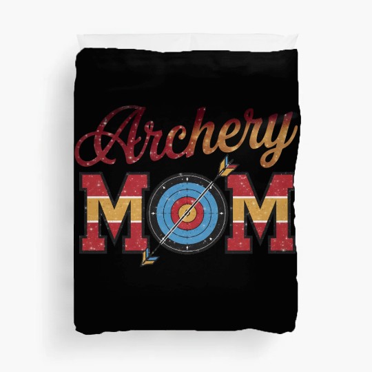 Archery Mom - Bullseye Mom Duvet Covers