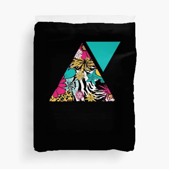 Bloom Unapologetically - Teal Duvet Covers