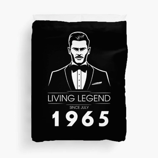60th birthday Living Legend (GENT) since 07/1965 Duvet Covers