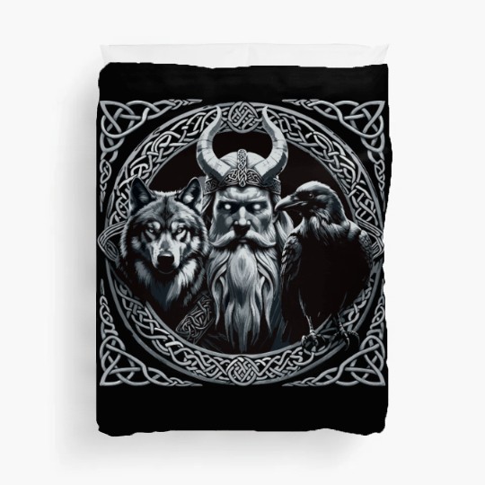 Viking Warrior Man Odin Thor Norman Walhalla Duvet Covers
