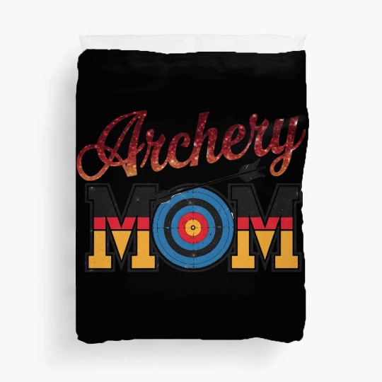 Archery Mom - Bullseye Mom Duvet Covers