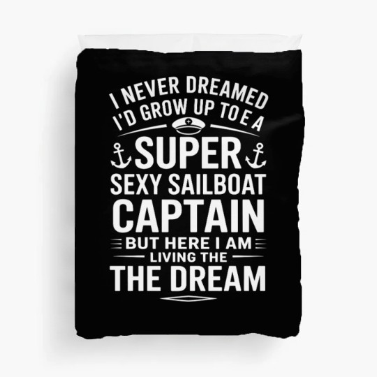 Sexy Sailboat Captain Beach Adventure Summer Duvet Covers