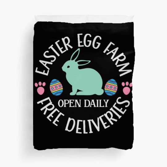 Easter Egg Farm Open Daily Free Deliveries Duvet Covers